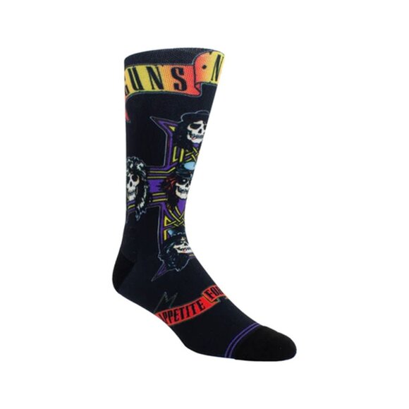 Perri's Socks GUNS N' ROSES Appetite Cross Sock - GRA304-001 - Picture 1 of 3